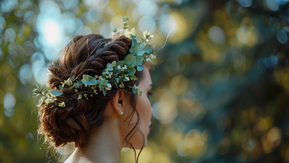 Bohemian Wedding Hairstyle: The Elegance of Loose Hair