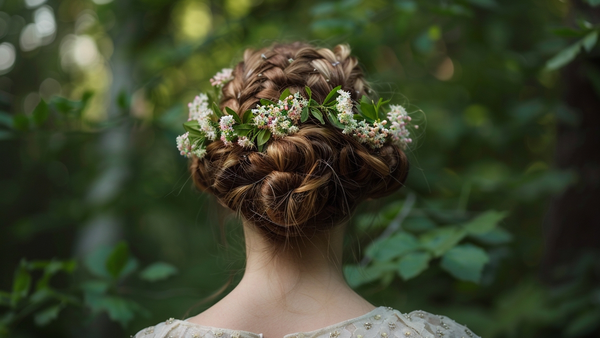 Medium-Length Wedding Hairstyle for Guests